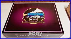 MTH O Gauge Tinplate Two Tone Blue 4 Car 2600 Series Passenger Set 10-8009 A224