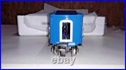 MTH O Gauge Tinplate Two Tone Blue 4 Car 2600 Series Passenger Set 10-8009 A224