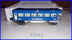 MTH O Gauge Tinplate Two Tone Blue 4 Car 2600 Series Passenger Set 10-8009 A224