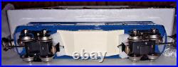 MTH O Gauge Tinplate Two Tone Blue 4 Car 2600 Series Passenger Set 10-8009 A224