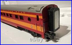 MTH O Scale 70' ABS Passenger Set Smooth 5 Car Milwaukee Road 20-6552