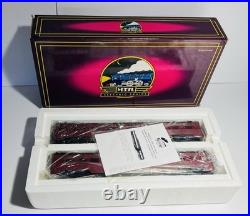MTH O Scale Lehigh Valley 2 Car Streamlined Sleeper/Diner Passenger Set 20-6627