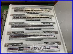 MTH O Scale Premier 5-Car 70' Aluminum Passenger Set AMTRAK NIB