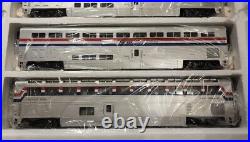 MTH O Scale SuperLiner 4 Car Passenger Set Amtrak 20-6524