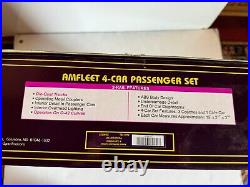 MTH O Train 20-6531 AMTRAK Northwest Corridor Amfleet 4-Car Passenger Set