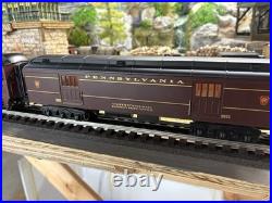 MTH PRR 2-8-0 RTR Set Conventional, LEDs, LED Passenger Cars(2) Withfigures