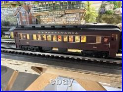 MTH PRR 2-8-0 RTR Set Conventional, LEDs, LED Passenger Cars(2) Withfigures