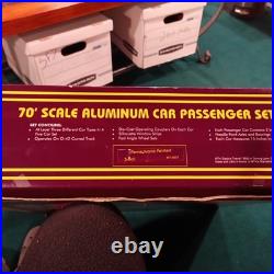 MTH Pennsylvania Railroad Passenger Cars O Gauge 70' Scale Aluminum 5 Car Set