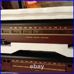 MTH Pennsylvania Railroad Passenger Cars O Gauge 70' Scale Aluminum 5 Car Set
