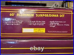 MTH Premier 20-2153-1 El Capitan Boxed Set With Extra B unit and 2 car add on