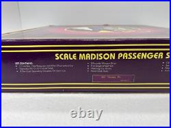 MTH Premier 20-4017 Santa Fe 18 Madison 5-Car Passenger Set Used O Gauge ATSF MTH Premier 20-4017 Santa Fe 18 Madison 5-Car Passenger Set Used O Gauge ATSF