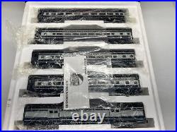 MTH Premier 20-6511 B&O Cincinnatian 70' Aluminum 5 Car Passenger Set Used O