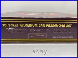 MTH Premier 20-6511 B&O Cincinnatian 70' Aluminum 5 Car Passenger Set Used O