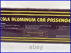 MTH Premier 20-6511 B&O Cincinnatian 70' Aluminum 5 Car Passenger Set Used O