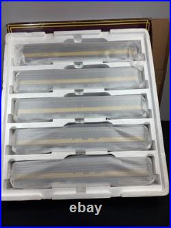 MTH Premier 20-65130 Alaska 5-Car 70' Streamlined Passenger Set Smooth New