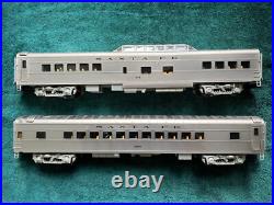 MTH Premier 20-65136 Santa Fe 5 Car Smooth Side 70' Passenger Set-Highly Detaile