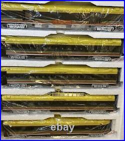 MTH Premier 20-6515 SEABOARD 70' Streamlined 5-Car Passenger Set O-Scale NEW