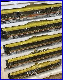 MTH Premier 20-6515 SEABOARD 70' Streamlined 5-Car Passenger Set O-Scale NEW