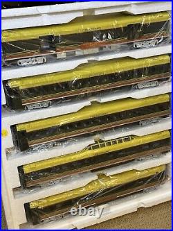 MTH Premier 20-6515 SEABOARD 70' Streamlined 5-Car Passenger Set O-Scale NEW