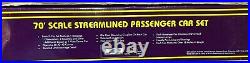 MTH Premier 20-6515 SEABOARD 70' Streamlined 5-Car Passenger Set O-Scale NEW