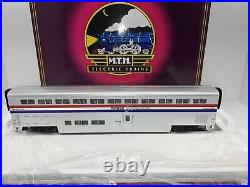 MTH Premier 20-6524 Amtrak SuperLiner 19 4 Car Passenger Set Used O Gauge