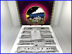 MTH Premier 20-6543 Santa Fe Streamlined 70' 5 Car Passenger Set Used O Damaged MTH Premier 20-6543 Santa Fe Streamlined 70' 5 Car Passenger Set Used O Damaged