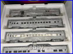MTH Premier 20-6543 Santa Fe Streamlined 70' 5 Car Passenger Set Used O Damaged MTH Premier 20-6543 Santa Fe Streamlined 70' 5 Car Passenger Set Used O Damaged