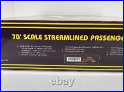 MTH Premier 20-6543 Santa Fe Streamlined 70' 5 Car Passenger Set Used O Damaged MTH Premier 20-6543 Santa Fe Streamlined 70' 5 Car Passenger Set Used O Damaged