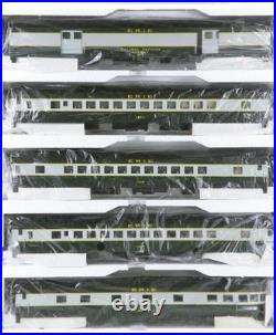MTH Premier 20-6560 ERIE 70' ABS 5-CAR Streamlined PASSENGER SET O-Scale ATLAS