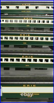 MTH Premier 20-6560 ERIE 70' ABS 5-CAR Streamlined PASSENGER SET O-Scale ATLAS