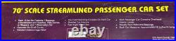 MTH Premier 20-6560 ERIE 70' ABS 5-CAR Streamlined PASSENGER SET O-Scale ATLAS