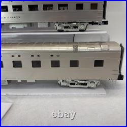 MTH Premier 20-66136 Santa Fe Streamline 2-Car Sleepr/Diner Passenger Set Used O