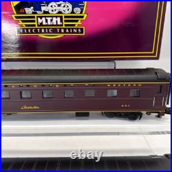MTH Premier 20-6614 Norfolk & Western 2-Car Sleepr/Diner Passenger Set Used O