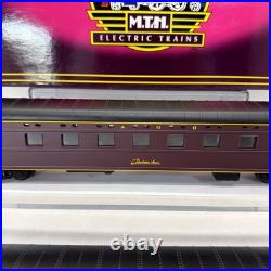 MTH Premier 20-6614 Norfolk & Western 2-Car Sleepr/Diner Passenger Set Used O