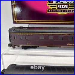 MTH Premier 20-6614 Norfolk & Western 2-Car Sleepr/Diner Passenger Set Used O