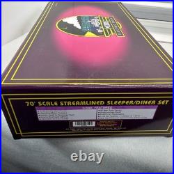 MTH Premier 20-6614 Norfolk & Western 2-Car Sleepr/Diner Passenger Set Used O