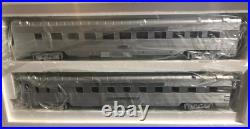 MTH Premier 20-6643 SantaFe Ribbed Sleeper / Diner 2 Car Passenger Set
