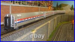 MTH Premier Amtrak Amfleet 4-Car Passenger Set #20-6555 new lower price