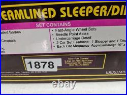 MTH Premier New York Central 2-car 70' ABS Passenger Set 20-6654