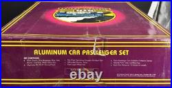 MTH Premier Norfolk & Western Powhatan Arrow 4-Car Alum Passenger set MT-6014