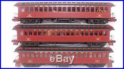 MTH Premier O PRR Pennsylvania 64' Woodsided Passenger 3 Car Set 20-62003 READ