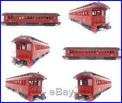 MTH Premier O PRR Pennsylvania 64' Woodsided Passenger 3 Car Set 20-62003 READ