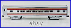 MTH Premier Santa Fe Striped 60' Aluminum 4 Car Passenger Set 20-6021 LN