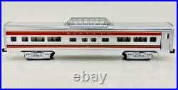 MTH Premier Santa Fe Striped 60' Aluminum 4 Car Passenger Set 20-6021 LN