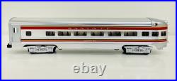 MTH Premier Santa Fe Striped 60' Aluminum 4 Car Passenger Set 20-6021 LN