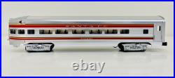 MTH Premier Santa Fe Striped 60' Aluminum 4 Car Passenger Set 20-6021 LN