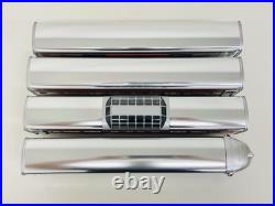 MTH Premier Santa Fe Striped 60' Aluminum 4 Car Passenger Set 20-6021 LN