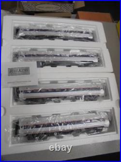 MTH RK O Scale 30-6526 Amtrak (Vb) 4 Car Streamlined 4 Car Passenger Set NIB