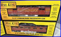 MTH RailKing 30-6060 Southern Pacific 4-Car Streamlined Passenger Set NIB