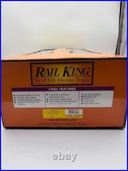 MTH RailKing 30-67650 Santa Fe 4 Car 60' Passenger Set O Gauge 3 Rail New